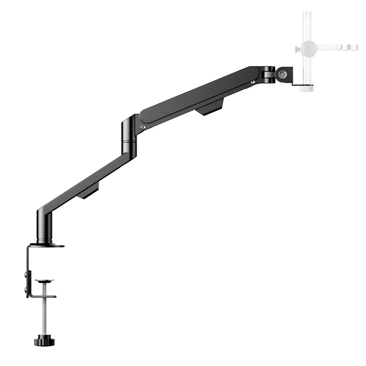 TOMLOV AM06 Soporte de microscopio digital con brazo flexible y suspensión mejorada, gestión de cables, soporte para microscopio de soldadura DM9 MAX TM4K AF Flex DM602