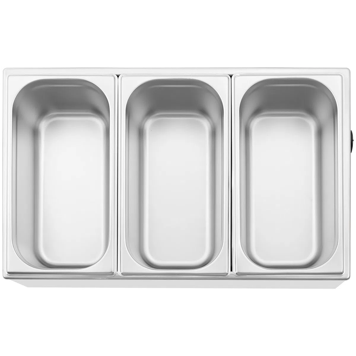 Royal Catering RCBM_GN1/3_1 - Baño maría profesional (640 W, 3 x GN 1/3 Bañera de agua (acero inoxidable)