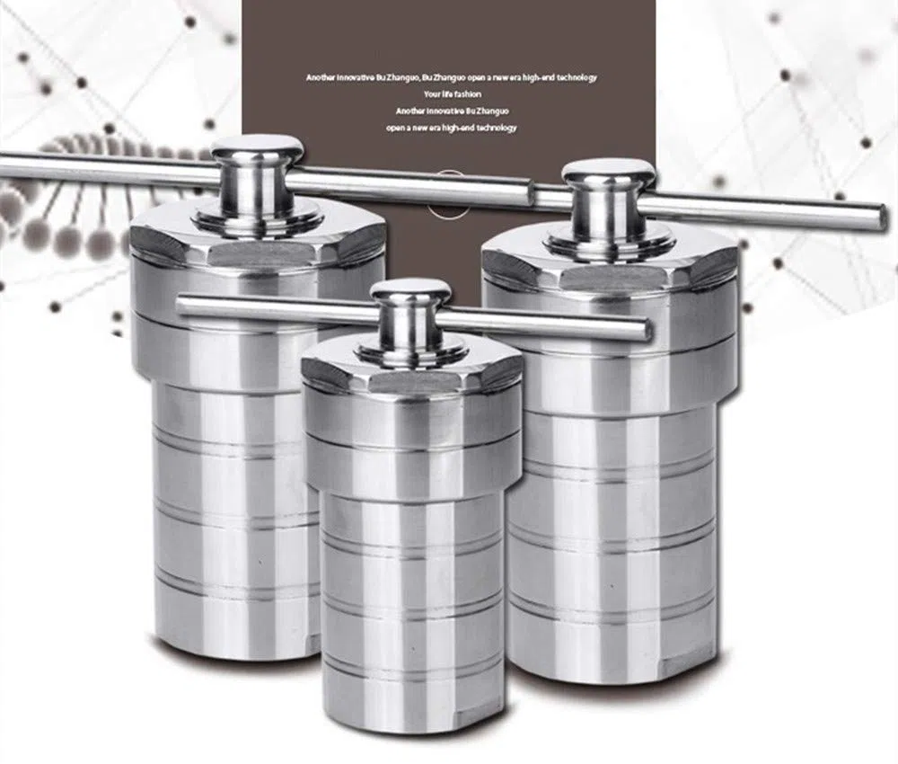 Reactor hidrotermal Reactor de autoclave de síntesis hidrotérmica High temperature Hydrothermal Synthesis Autoclave Reactor with a PPL lined vessel chamber kettle 250? (100ml)