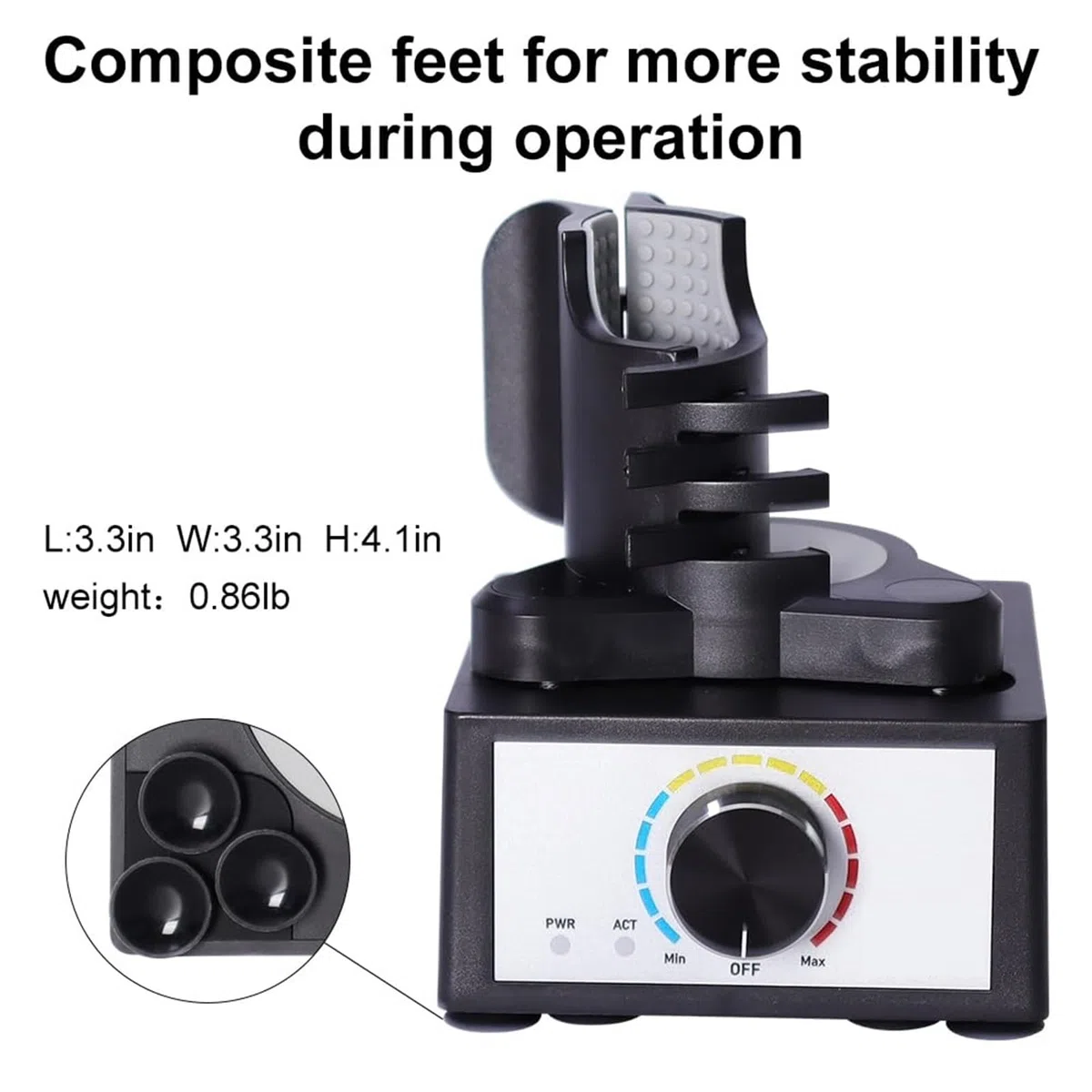 Vortex - Mezclador de pintura manos libres, 300-2400 RPM, velocidad de tres etapas, ideal para laboratorio, esmalte de uñas y uso en laboratorio, capacidad de 10-100 ml