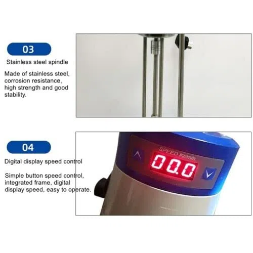Mezclador de alta velocidad 40L 220V del homogeneizador de la emulsificación del esquileo de JRJ300-SH Digital del laboratorio