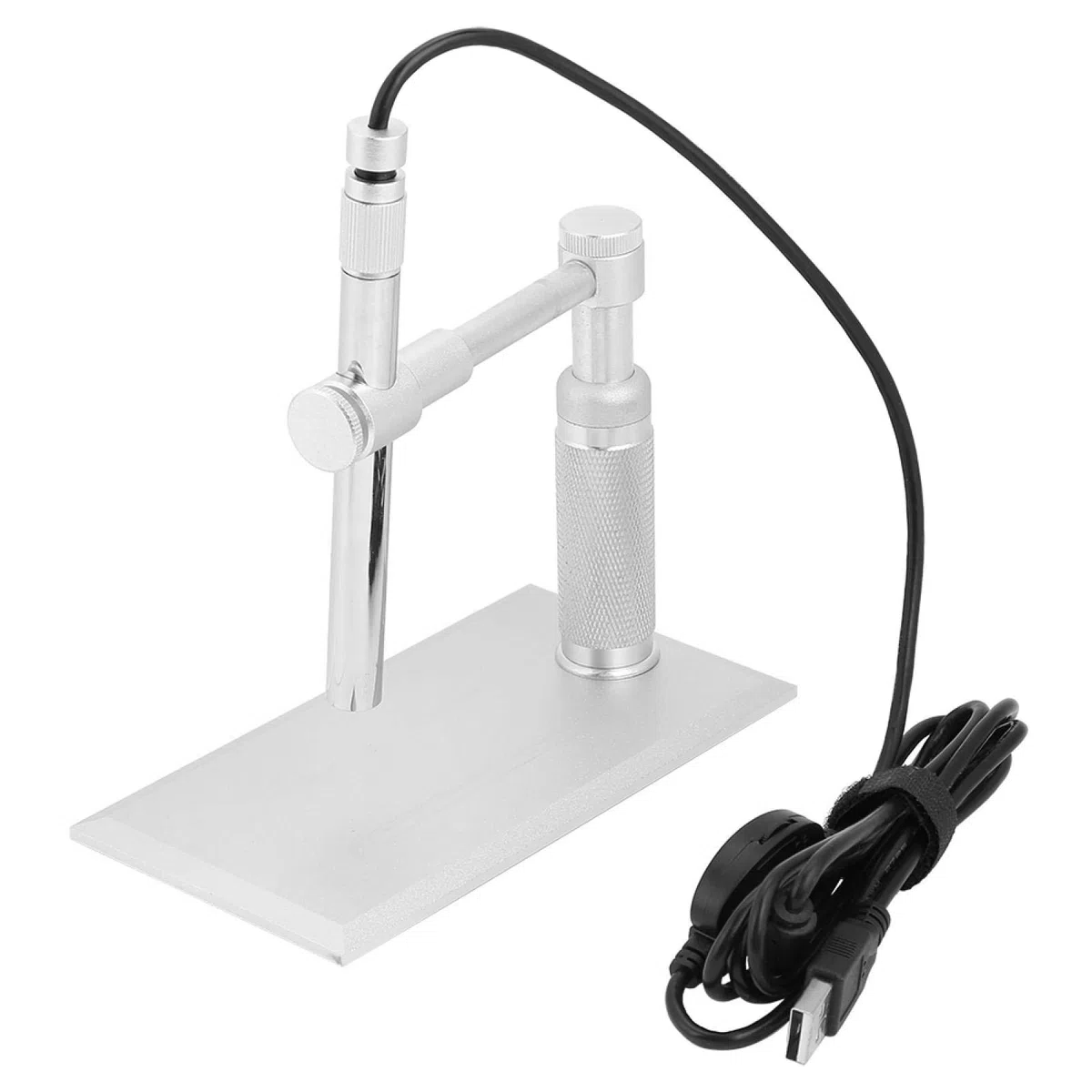 Microscopio digital, Lápiz metálico, USB Microscopio, Endoscopio, Conector USB, Microscopio digital USB, Lupa, Soporte para cámara, Cámara web, Lupa, PC Mac Compatible LED Light Metal Stand