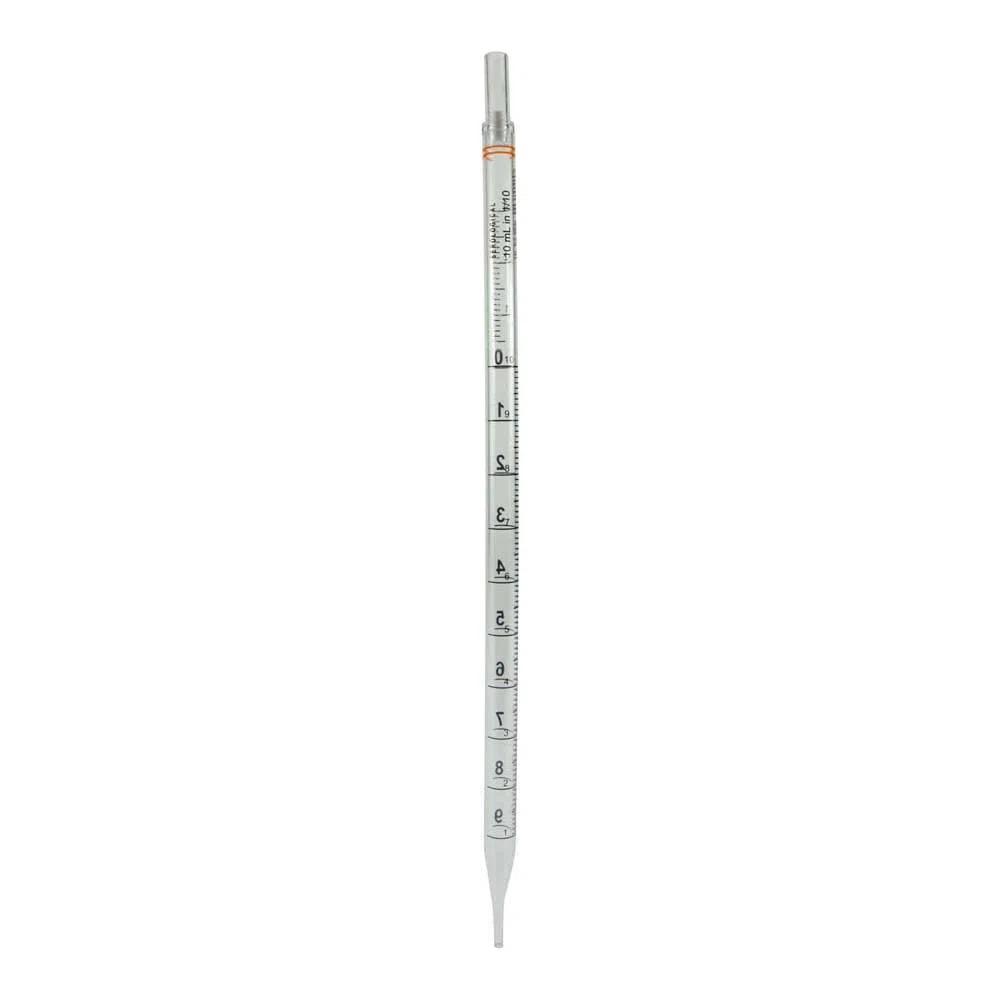 Moonlab - Pipetas serológicas de poliestireno, envasadas individualmente, transparentes, 10 ml de capacidad, 320 mm de longitud, 200 unidades
