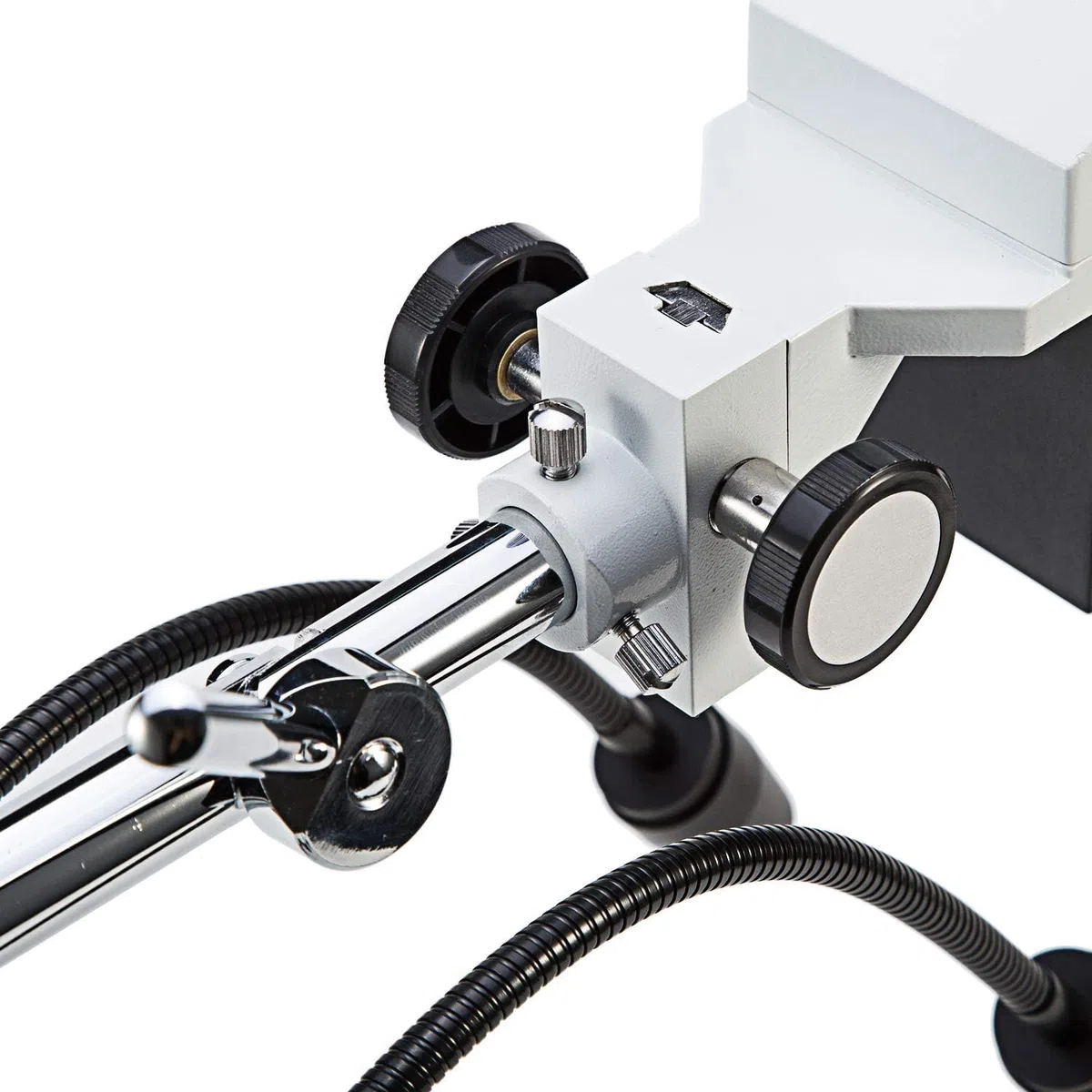 SWIFT S41-20 Microscopio estéreo profesional binocular Aumento 10X-20X con oculares 10X y 20X, 2 LED flexibles, brazo giratorio y cámara
