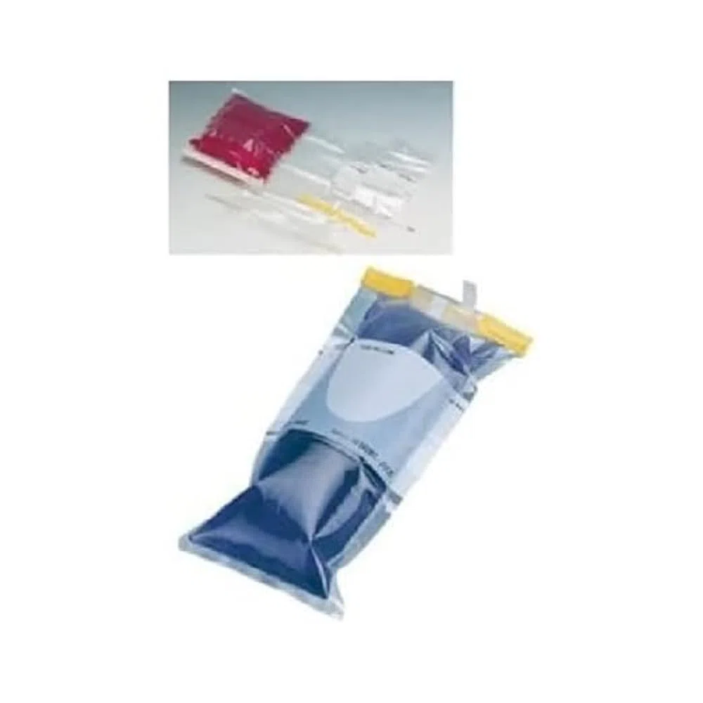 Whirl Pak Whirl-Pak - Bolsas de polietileno de baja densidad (polietileno de baja densidad con etiquetas, estériles, transparentes, 60 ml, 12,5 x 7,5 cm, 100 unidades)