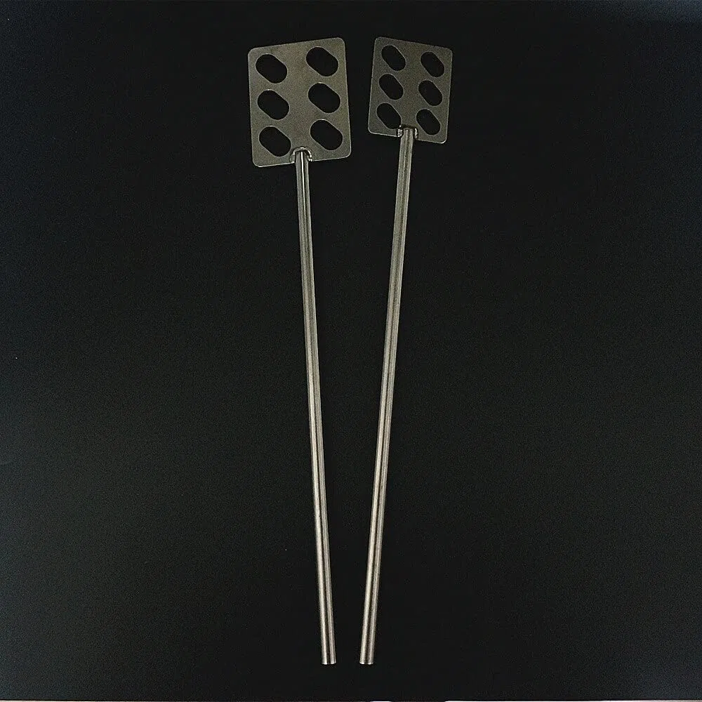 Varilla agitadora superior, Paleta de acero inoxidable cuadrada for laboratorio, 1 unidad, ancho de hoja: 40 mm, 50 mm, 60 mm, 80 mm, con varilla for agitador.(80x8x350mm)