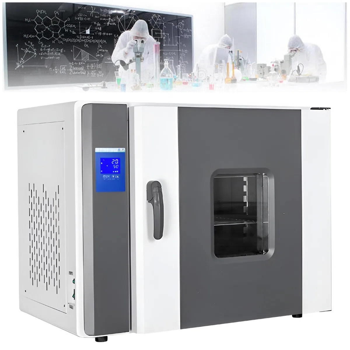 Horno de secado de laboratorio, horno de secado de convección forzada de laboratorio, horno de secado rápido de temperatura constante con calefacción eléctrica,Stainlesssteelinnerliner-42L
