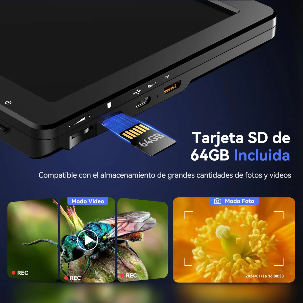 TOMLOV DM9 MAX 10,1" Microscopio Digital, 20MP Lupa para Monedas/Soldadura con Pantalla IPS HD, Regalo para Adultos/Niños, 10 Luces LED Ajustables, Compatible con PC/TV