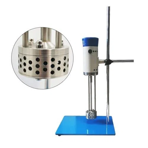 Mezclador de alta velocidad 40L 220V del homogeneizador de la emulsificación del esquileo de JRJ300-SH Digital del laboratorio