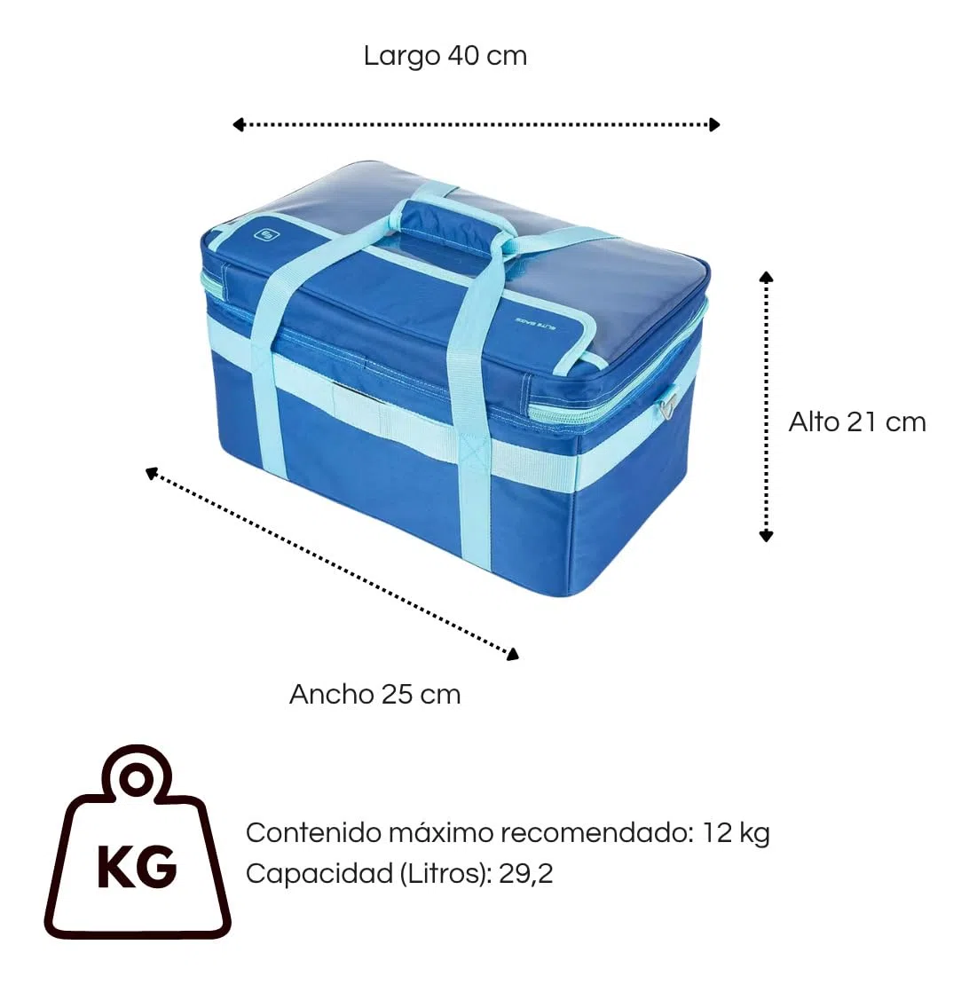 Elite Bags, MINI COOL'S bolsa isotérmica para transporte de muestras, Portable, Amplia, Resistente