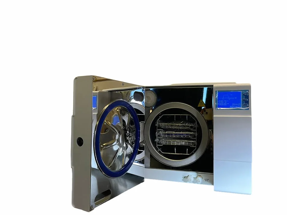 Dental Lab Autoclave Vacuum Sterilizer EU B Class 8 Liter USB and Printer Port CE, 12 Standard Program