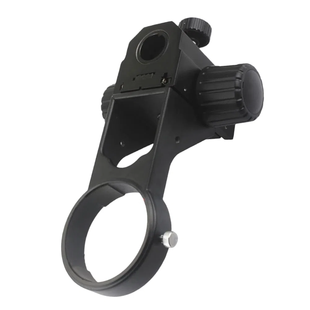 Soporte para Cabezal de Microscopio Estereoscópico, Brazo de Ajuste de Enfoque, Anillo de Microscopio, Soporte de Mandril, Diámetro 76 Mm, 25 Mm, Accesorios.