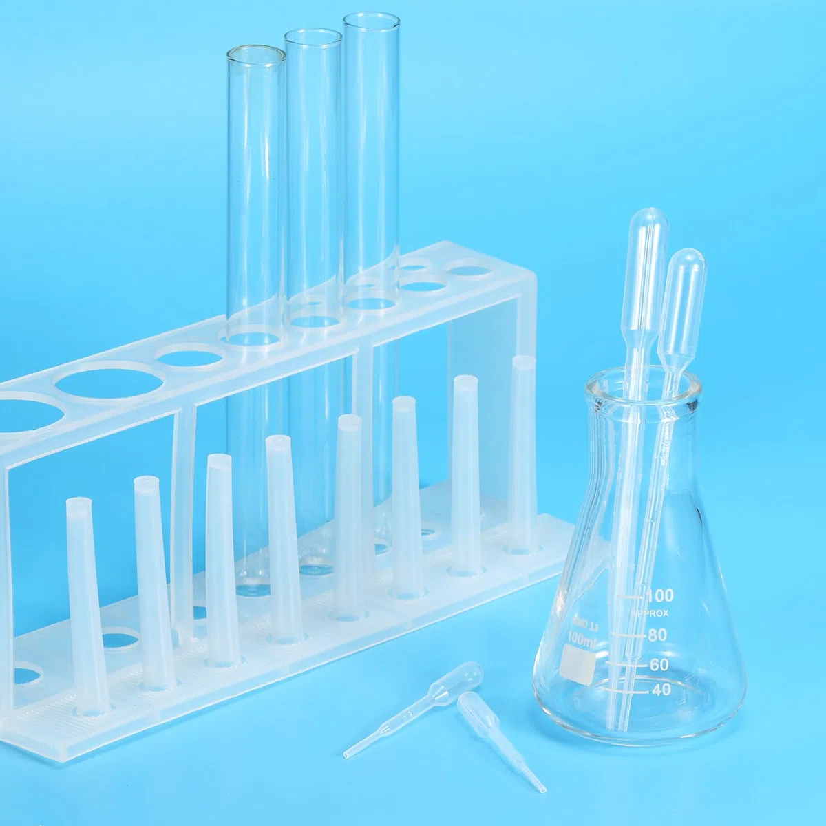 PATIKIL Transferencia Desechables Pipetas, 300uds 2ml LDPE Polietileno Plástico Pipeta para Transferencia Líquido para Laboratorio, Química, Transparente