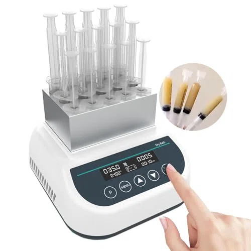 Calentador de gel de plasma, máquina de calentamiento de gel profesional para belleza, compatible con jeringas, sincronización ajustable para un mejor rendimiento