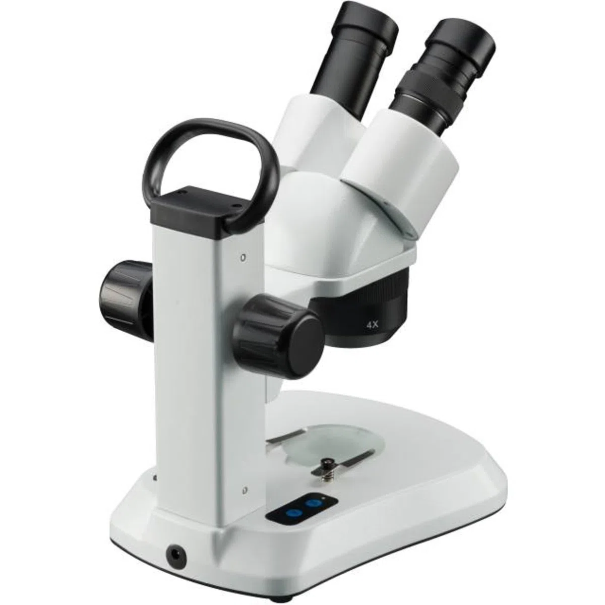 Bresser Microscopio Analyth STR 10x – 40x estéreo, luz difuminada y transmitida, microscopio, Color Negro