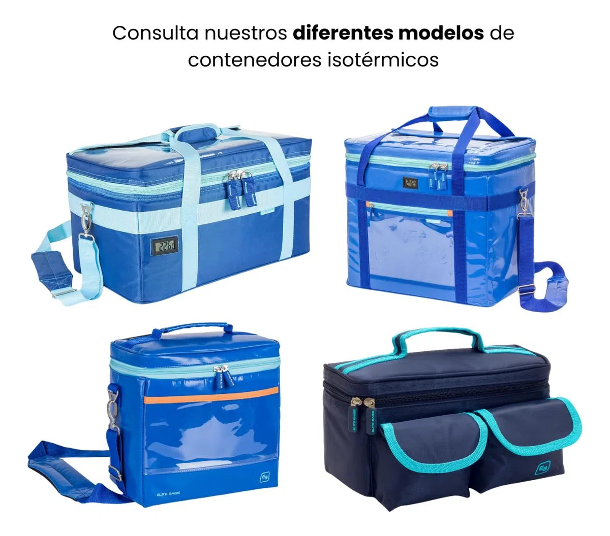 Elite Bags, MINI COOL'S bolsa isotérmica para transporte de muestras, Portable, Amplia, Resistente